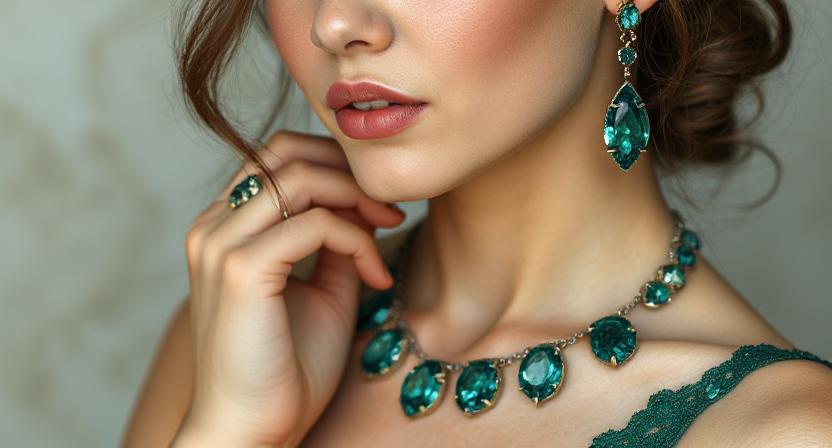 Green Kyanite jewelries